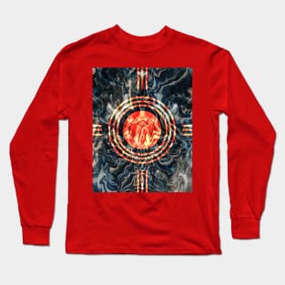 Fluidic Abstract Long Sleeve T-Shirt